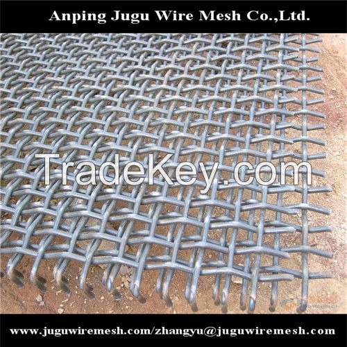 square hole crimped wire mesh hooked screen mesh ( Manufacture)