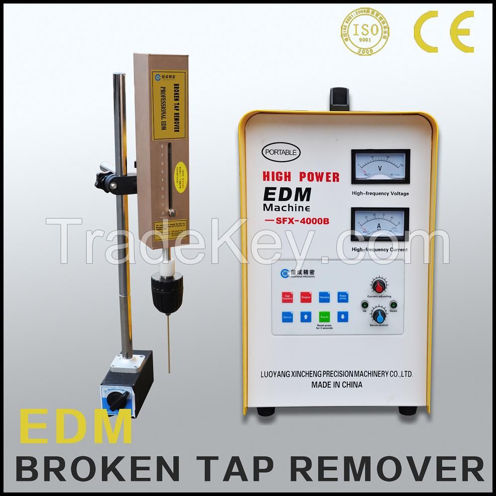 Broken bolt remover portable edm machine