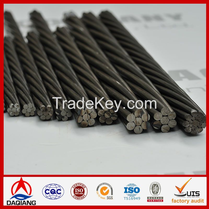 12.70mm Prestressed Concrete Strand Wire, PC Strand