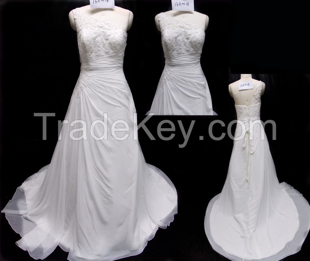 13A0014  chiffon ball gown