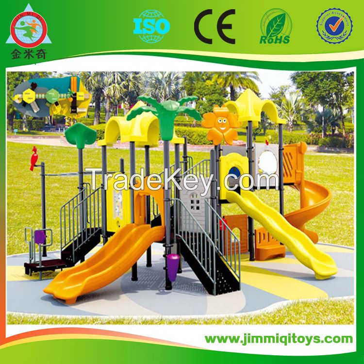 EU Standard Kids Amusement park, plastic children outdoor playground 