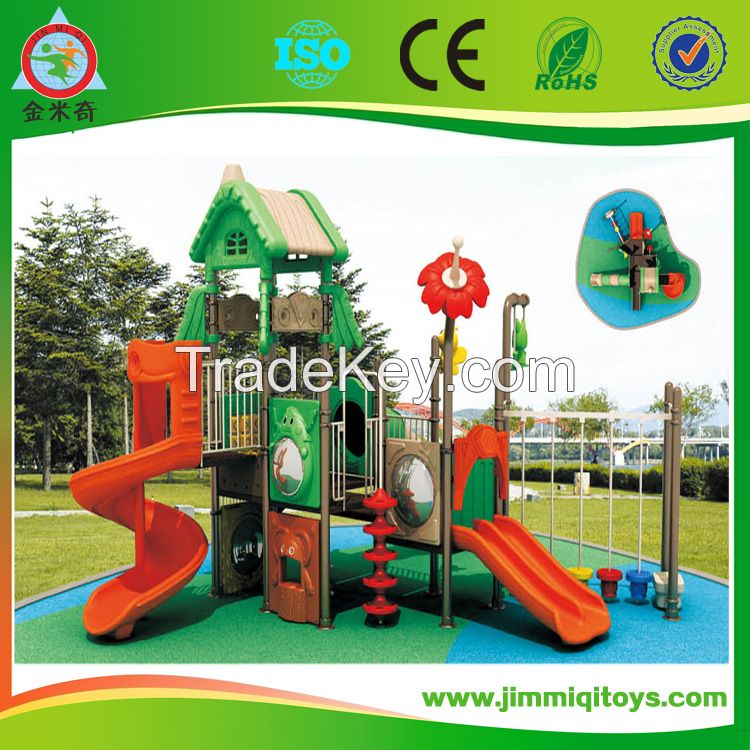 New classic nature children plastic playground, kids outdoor playsets, play equipment for toddlers JMQ-j027A