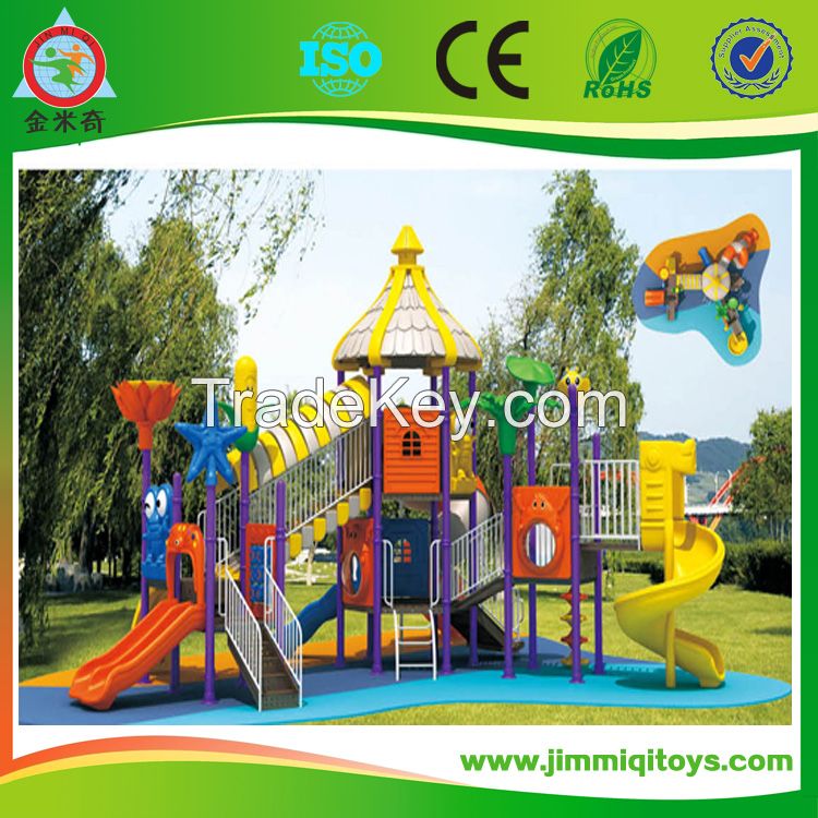 Newly sale kids playground equipment, residential playground equipment, outside playsets JMQ-P031A 