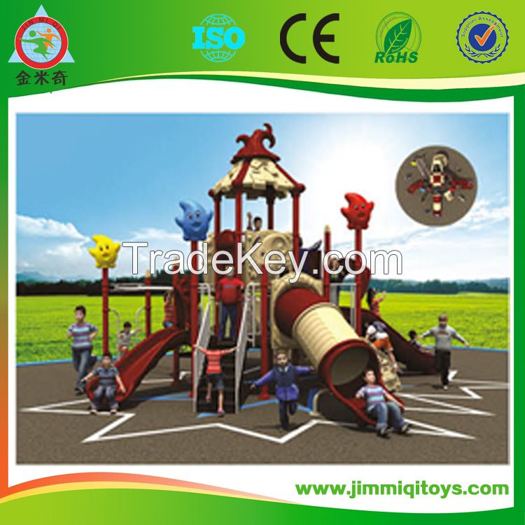 EU Standard Kids Amusement park, plastic children outdoor playground 