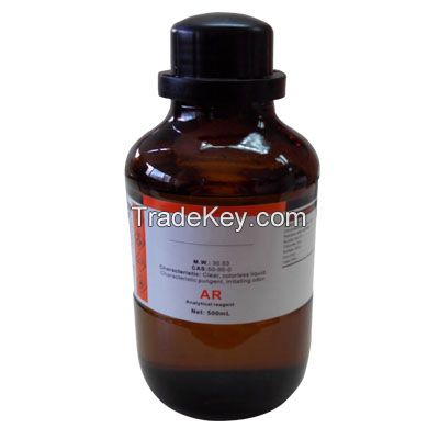 Lab chemical Nitric acid CAS 7697-37-2 with low price for lab/school/research