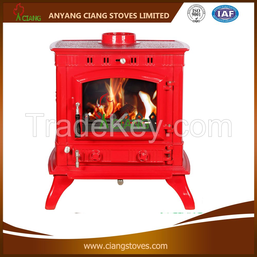 High quality Enamel cast iron fireplace