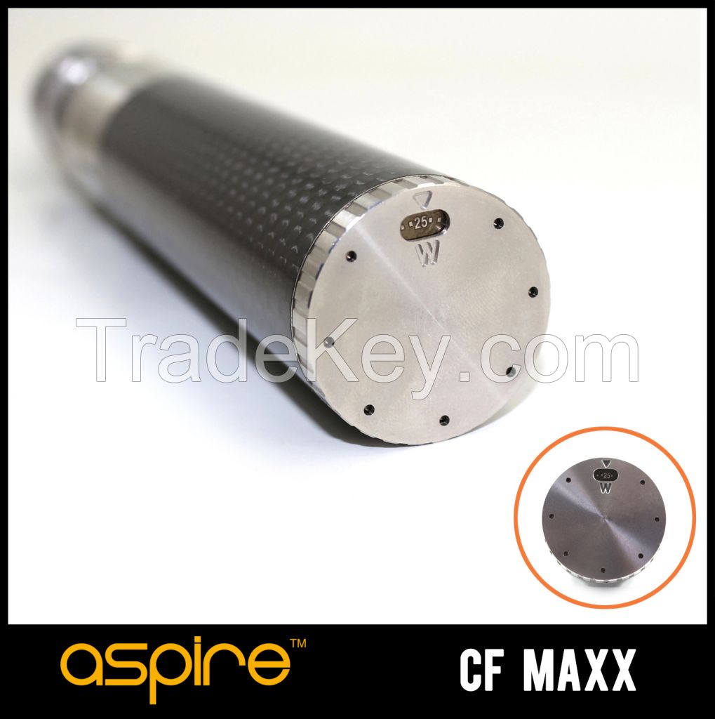 2015 Newest Original Aspire CF MAXX Battery 3000mah Battery Variable Wattage 5-50W 4.2V Input Black CF Battery for Atlantis Mega