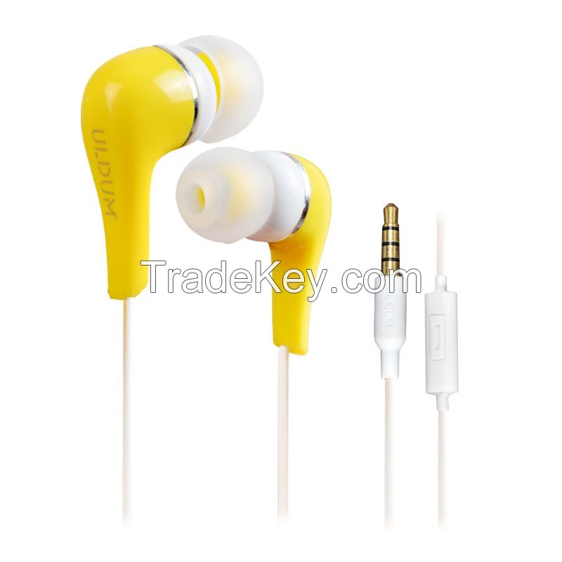 Wholesale factory fashion plastic in ear earphone