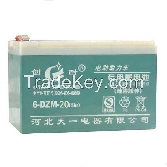 Sealed battery AGM lead acid battery pack for Electric Bicycle