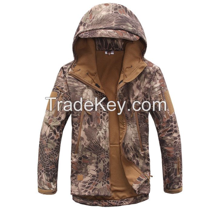 Camouflage Active Softshell Woodland Jacket