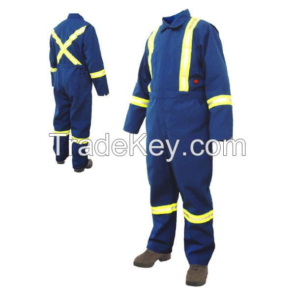 Reflective 100% cotton Fireproof Suit for industrial workwear