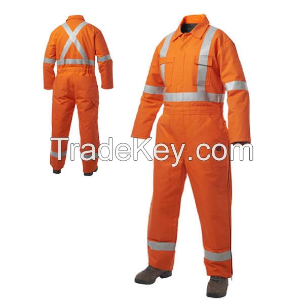 Reflective 100% cotton Fireproof Suit for industrial workwear