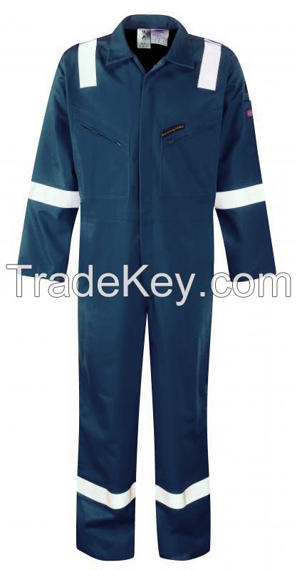 Reflective Fireproof Coverall for industrial workwear