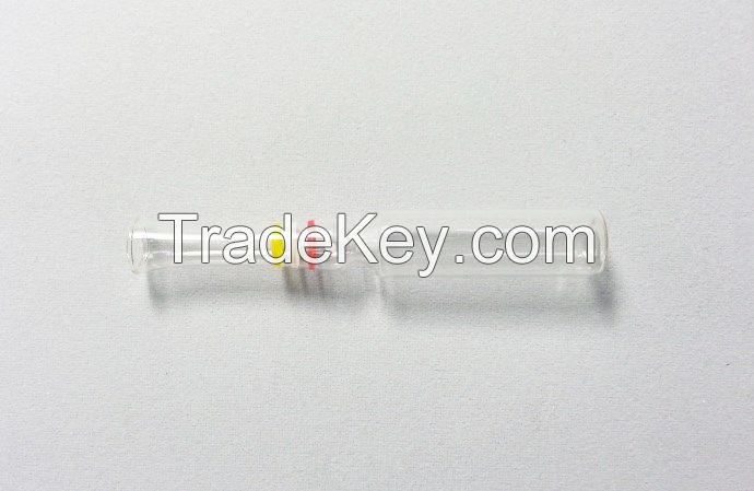 1ml red yellow band clear ampule