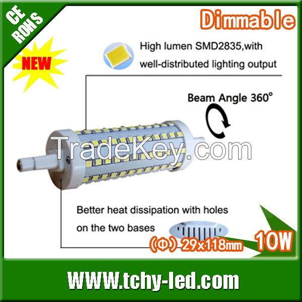 Newest dimmable 360 LED R7S Lamp 10W 5W 12W 15W