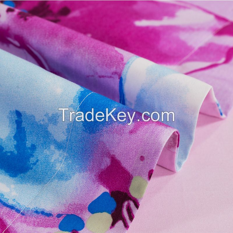 110-125gsm/235-240width disperse printed polyester fabric