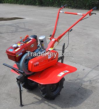 Hot sale farm diesel water cool tiller cultivator rotovator manufacturer