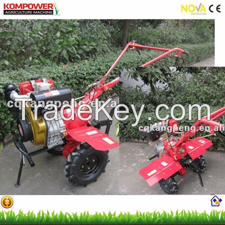 Hot sale farm diesel water cool tiller cultivator rotovator manufacturer