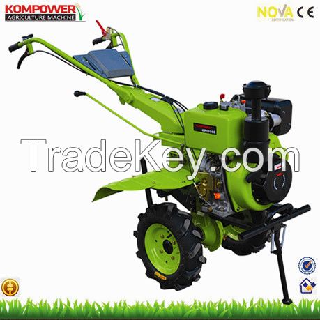 Farm diesel tiller 6hp 9hp 12hp Kama mini cultivator rotovator manufacturer