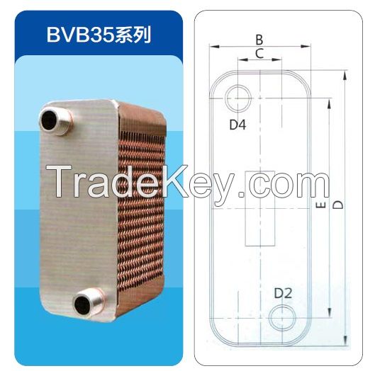 BRAZED PLATE HEAT EXCHANGER