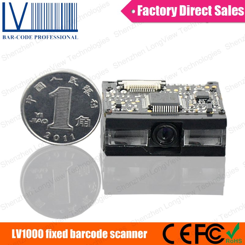 Lv1000 1d Barcode Scanner Module, Specially Designed For Kiosks, Ticketing Machines And Pdas 