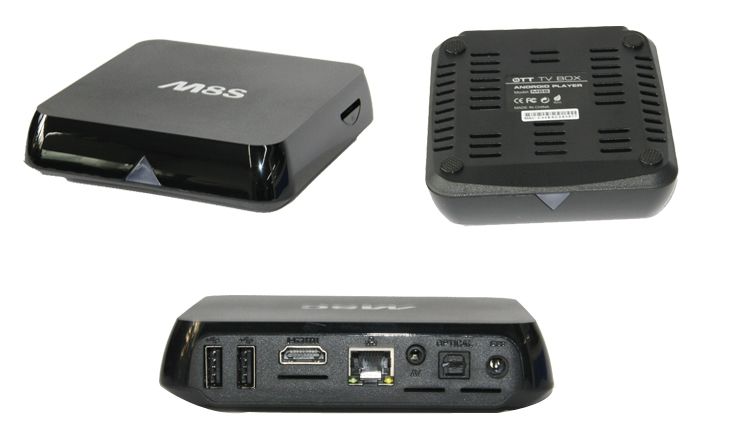 M8S Quad Core Smart Mini PC - Android 4.4, 4K Video Playback, 2GB RAM, 8GB Flash, 2.4G/5.8G WIFI, Support HEVC