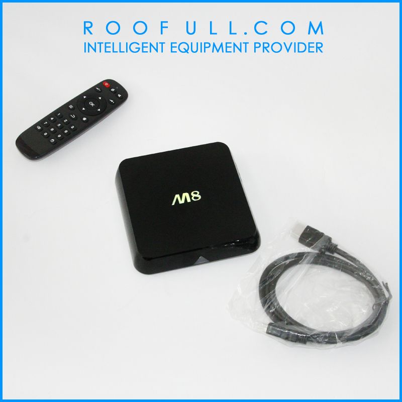 UHD 4K M8N (Original) Android 4.4 TV Box - AML S802 Chip, 2GB RAM, 8GB ROM, XBMC Free IPTV Channels