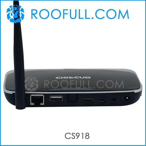 CS918 Quad Core Android4.2 TV Box - RK3188-T Chip, 2GB RAM, 8GB Flash, Free XBMC IPTV