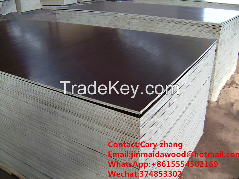 high quality brown wbp glue film facd plywood 1220*2440*18mm