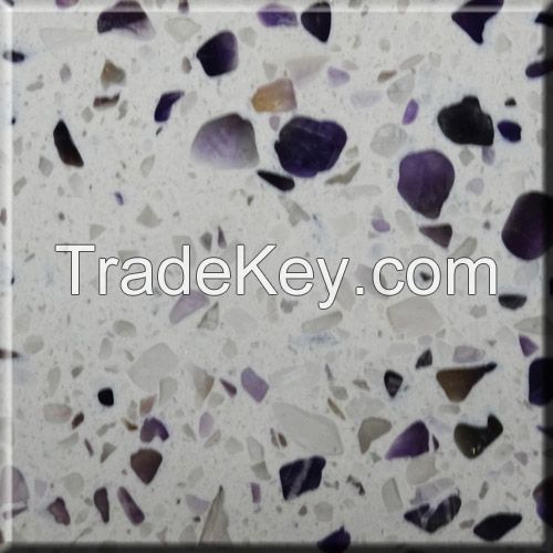 Italian quartz stone manufactuer for vanity top wall counter top