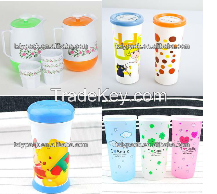 heat transfer cubic printing film for plastic cup