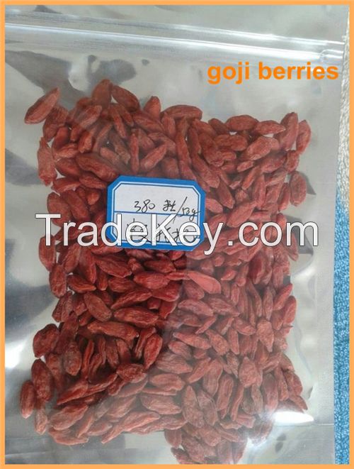 2015 chinese goji berries for wholesale with free sample supply