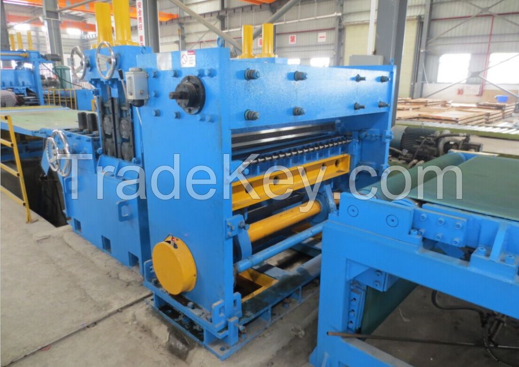 steel strip coil cut to length line