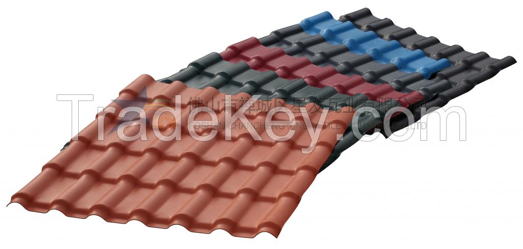 XingFa Brand ASA Synthetic Resin Roof Tile