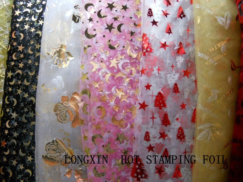 fabric foil/hot stamping foil for fabric