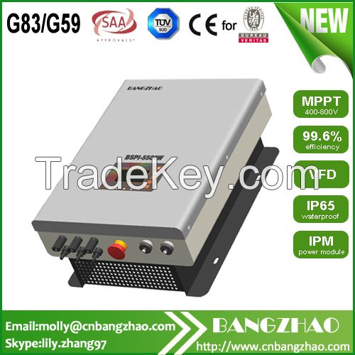 high quality 7500w 3 phase AC pump motor inverter for solar system