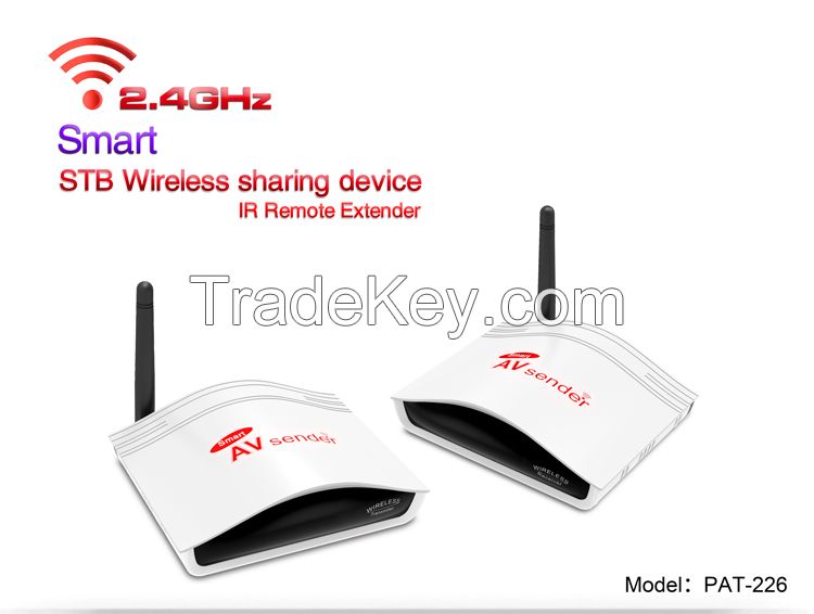 2.4G Wireless Audio Video Transmitter &amp; Receiver Wireless AV Receiver IPTV Video Audio Sender PAT-226