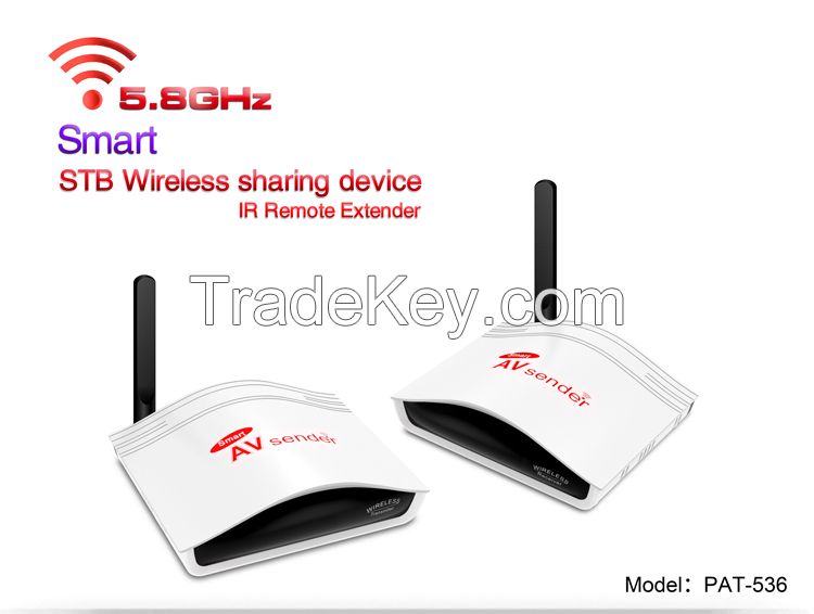 Newset Hot selling 5.8GHz Smart Digital Wireless audio transmitter and receiver Sharing Device Model:PAT-536