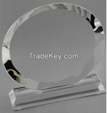 beautiful crystal trophy for corporate gifts