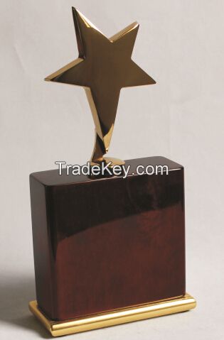 beautiful crystal trophy for corporate gifts