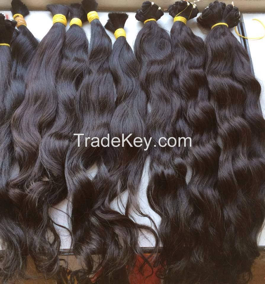 Vietnamese and Cambodian natural wavy hair