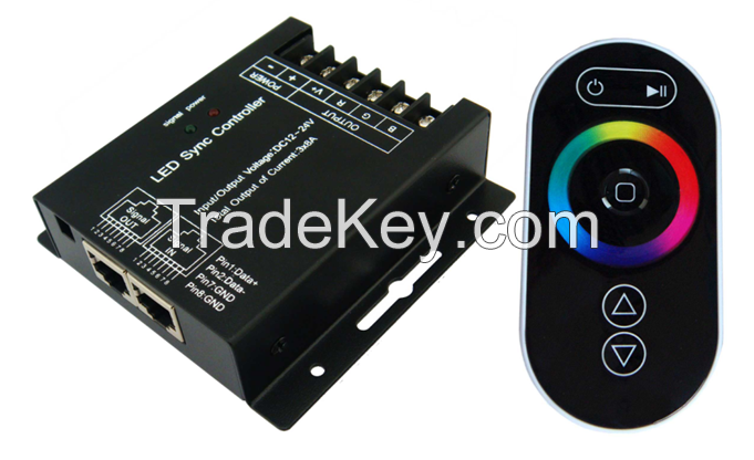 RF RGB Touch Controller FOE A variety of led lamps,RF RGB CONTROLLER, RGB TOUCH CONTROLLER12V 24A 288W CE,ROHS 