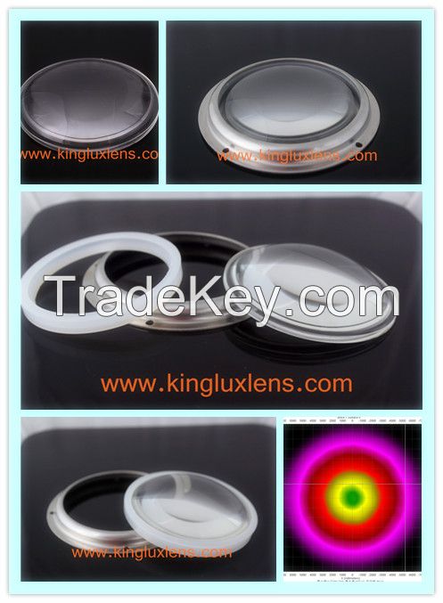led lenses 100mm plano convex shape glass material optical lens