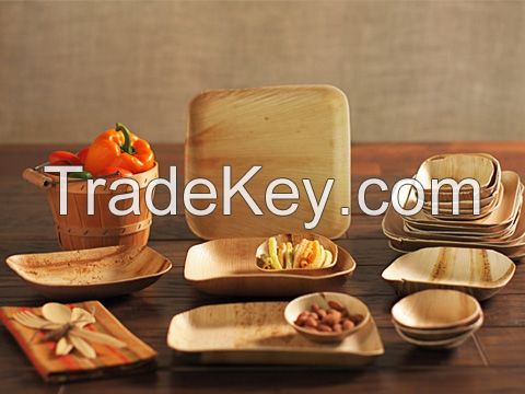 Areca/Pam-Leaf Plates, Cups, Bowls and Cutlery