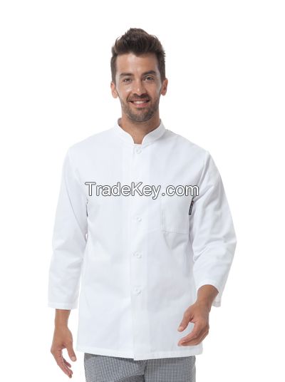 Chinese Style Collar Chef Coat