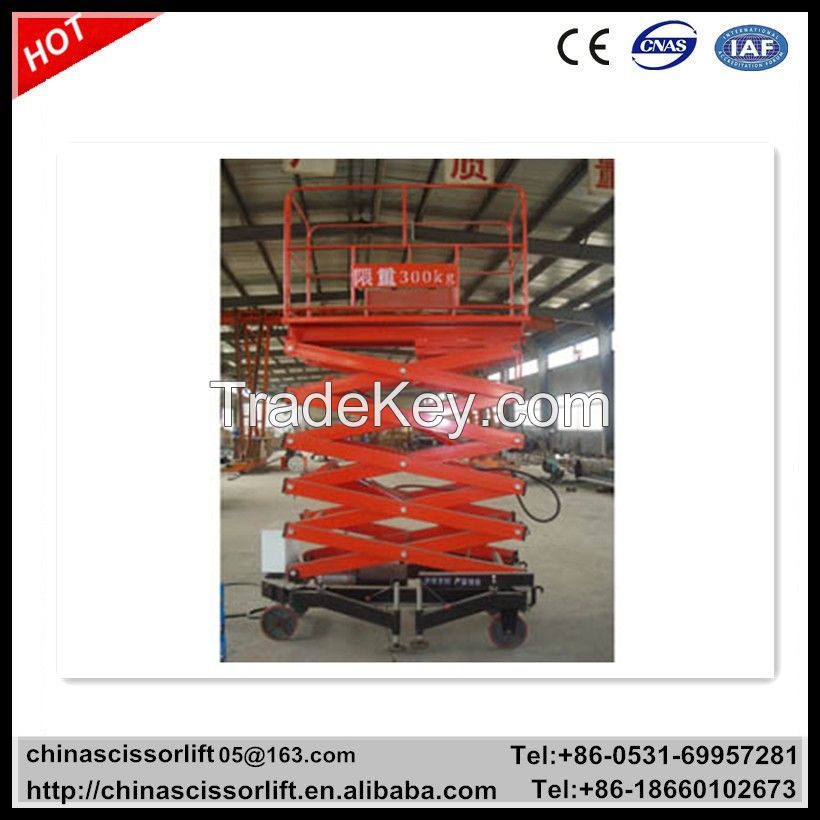 Scissor lift, mobile scissor lift, lifting euippment