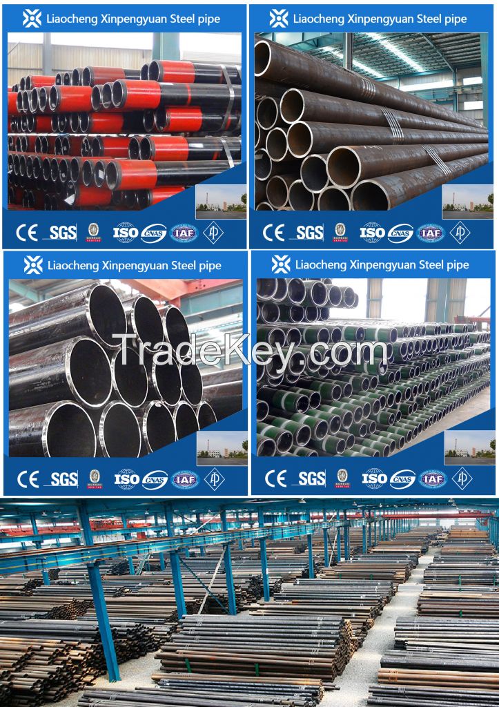 ASTM GB A53 A106 Hot rolled Seamless Steel Pipe
