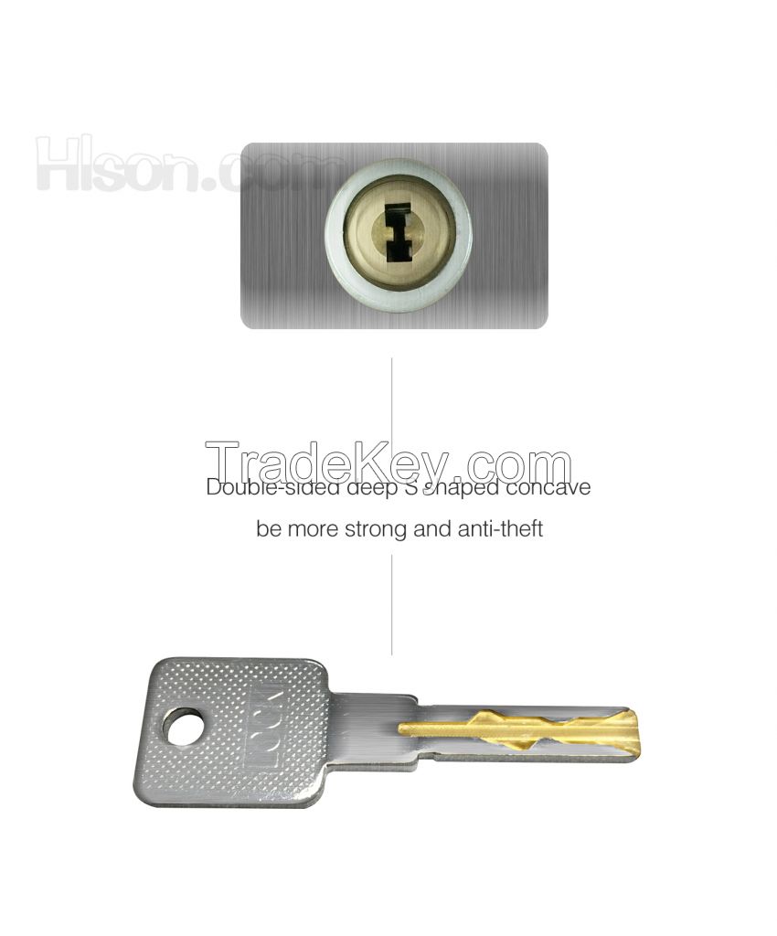Hlson Electric Door Lock Smart Slide Panel Fingerprint Lock HL6613