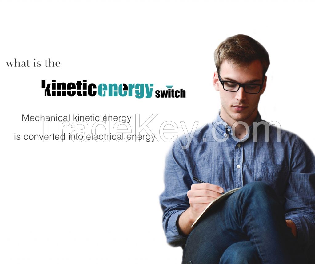 Burano Series Wireless Kinetic Energy Smart Switch