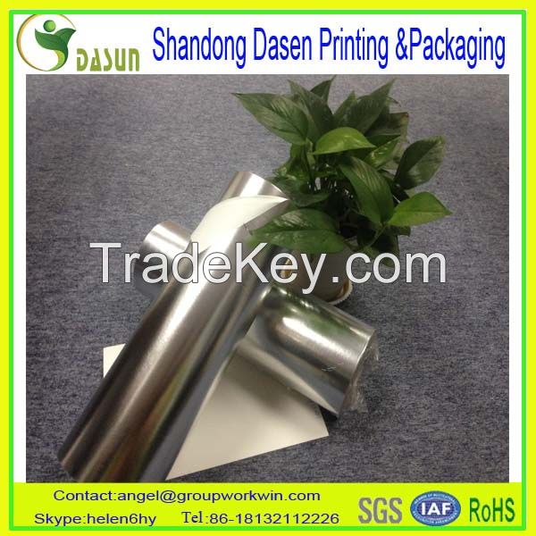 Popular Glossy Lamination Printing metalized beer label paper